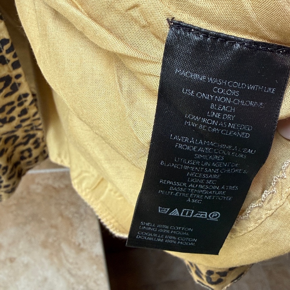 Anthropologie Leopard Print Midi Dress in Tan and Black - Picture 15 of 16